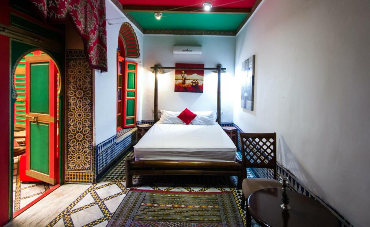 Riad Haj Palace & Spa Fès Exteriér fotografie A room at the hotel