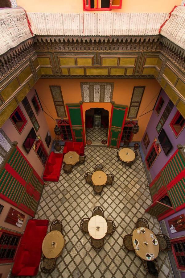 Riad Haj Palace & Spa Fès Exteriér fotografie The courtyard of the Riad